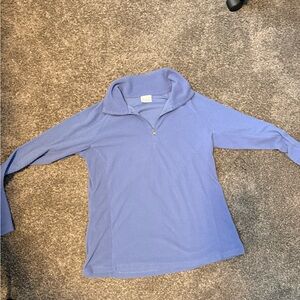 Columbia sweater, blue, large